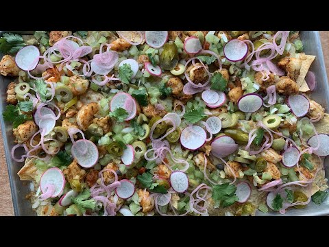 How To Make Shrimp Nachos with Green Tomato or Raw Tomatillo Veracruz Salsa | Rachael Ray | Rachael Ray Show