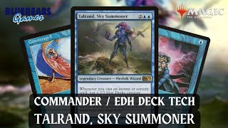 Talrand, Sky Summoner | Magic the Gathering Commander deck tech | EDH | spellslinger | cantrips | v1