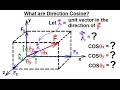 Mechanical Engineering: Particle Equilibrium (15 of 19) What Are Direction Cosines?