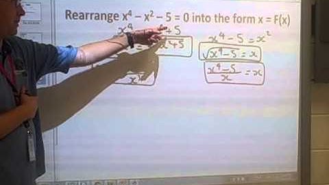 AICE 2 Lesson 8.2 Finding roots by iteration