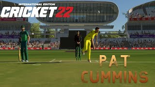 Pat Cummins Bowling Action| CRICKET 22 screenshot 4