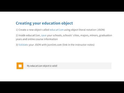 Validating JSON Quiz - JavaScript Basics