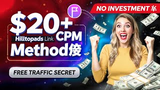 How to Get Free Traffic for Hilltopads Smart Link in 2026 💰 | Beginner Friendly Method