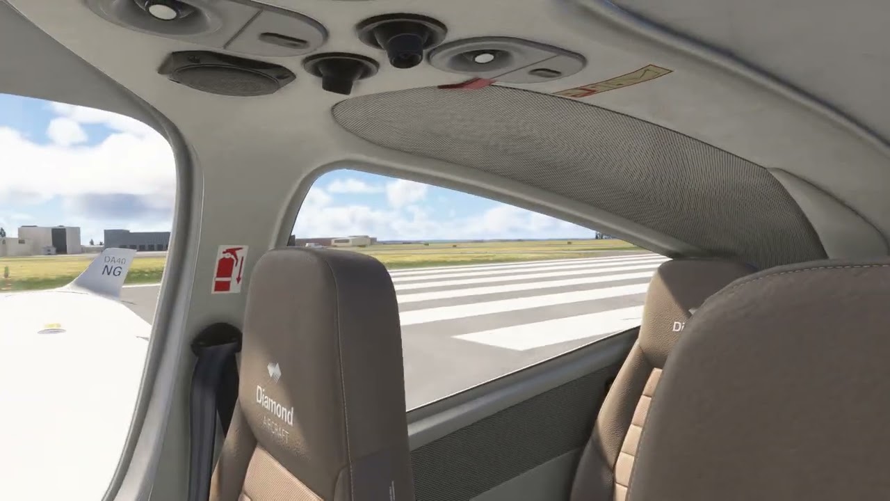 Diamond DA40 To high, to fast, to far down the runway. MSFS 2024