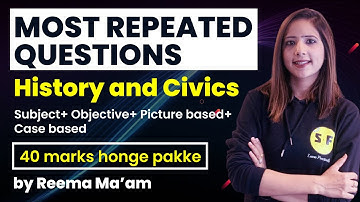 Class 10th SST Marathon Complete History & Civics Revision Most important Question With Reema Maam