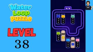 Water Loop Puzzle Level 38 Full Walkthrough Solution