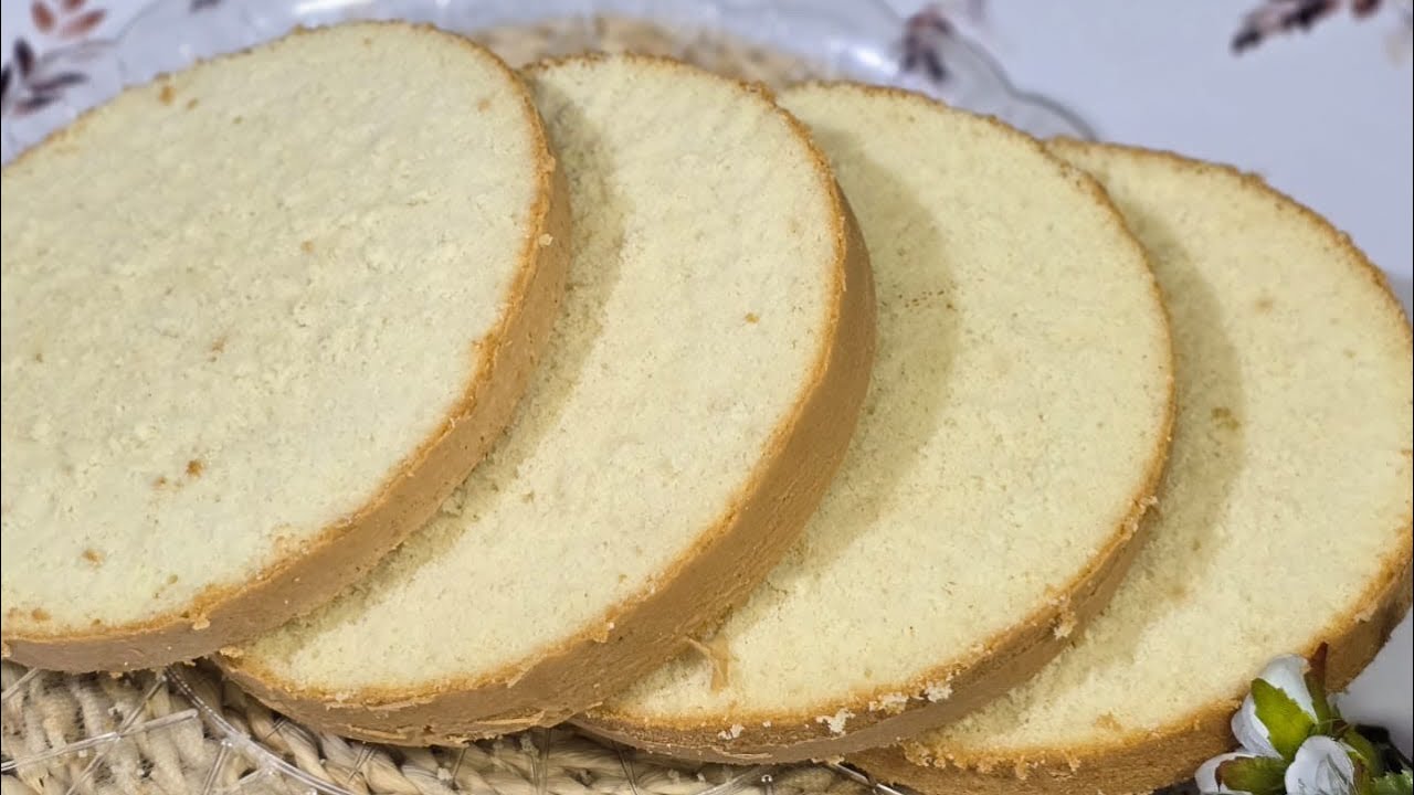 الكيك الإسفنجي الهش المرتفع بدون ما يهبط 💛 | Perfect Fluffy Sponge Cake That Never Falls