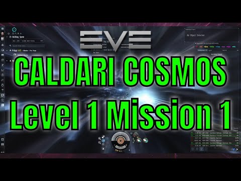 EVE Online - Caldari Cosmos level 1 mission 1