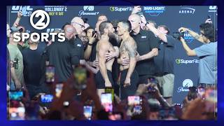 Holloway, McGregor faceoff for the final time ahead of UFC 329