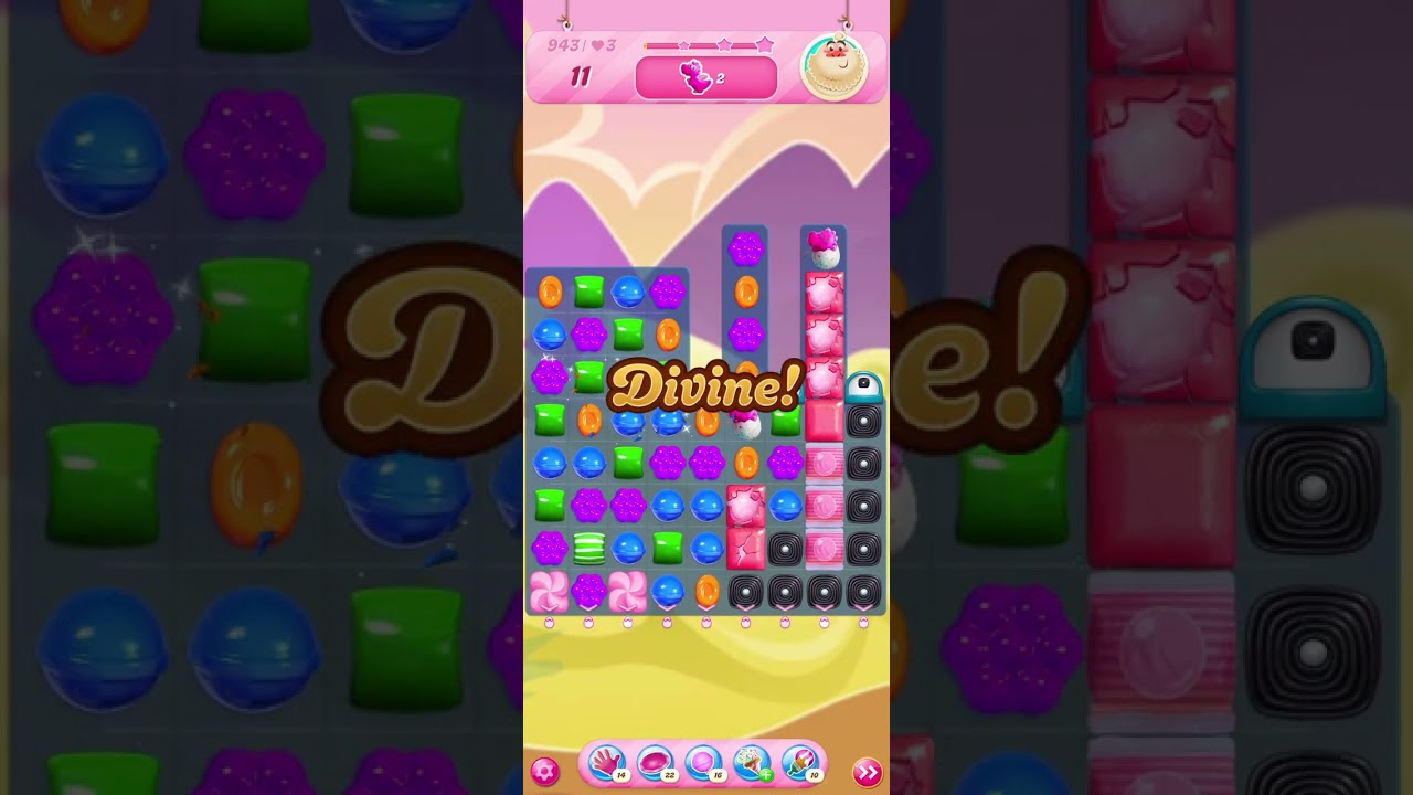 Candy Crush Saga Level 943 (2025)