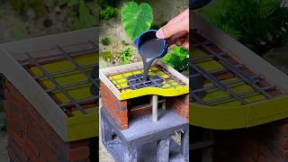 Amazing Miniature Construction: Building a Tiny Modern House From Scratch #diy #asmr #miniature