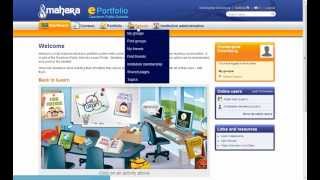 Creating Groups in Mahara ePortfolio