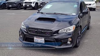 2019 Subaru WRX Premium Sedan Napa Vallejo Fairfield Petaluma Santa Rosa