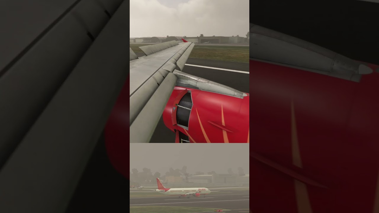 MSFS 2020 AIR INDIA A321 ZERO VISIBILITY LANDING
