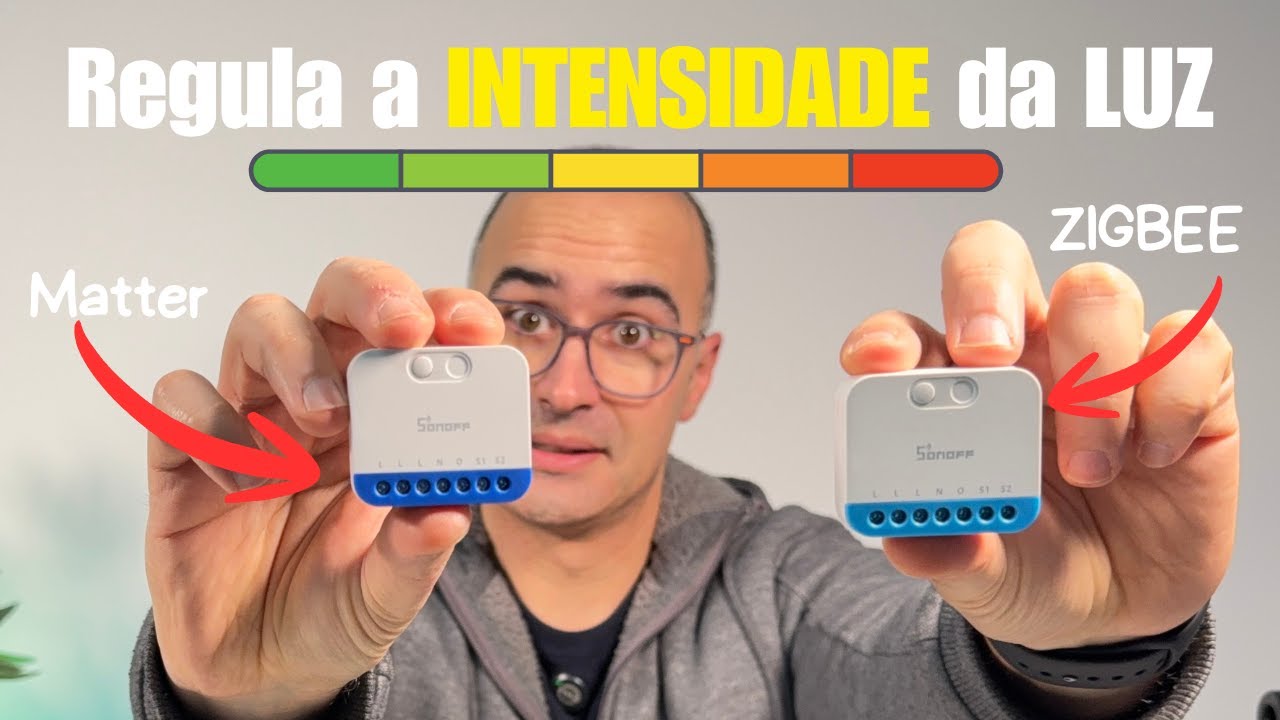 Regula a INTENSIDADE das luzes da tua casa inteligente com SONOFF MINI DIM (versão MATTER e ZIGBEE)!