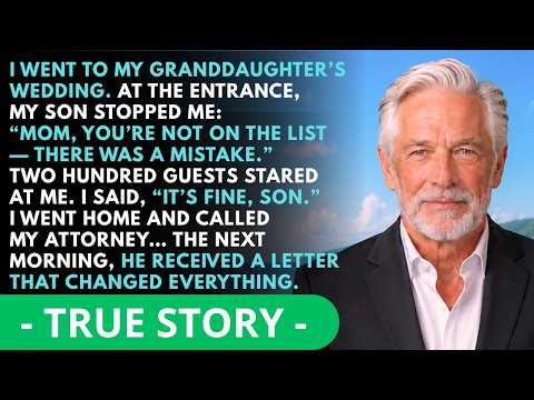 My Son Barred Me from Granddaughter’s Wedding: “You’re Not on the List, Dad” | Calm Dad Stories