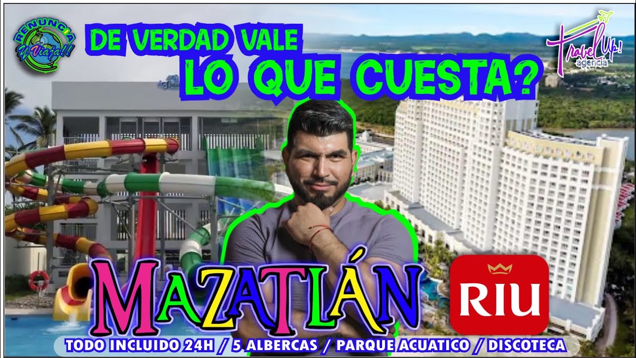 🔥 ¡ESTE HOTEL TE HARÁ SENTIR MILLONARIO! 🔥 Mazatlan , RIU Emerald Bay TODO INCLUIDO