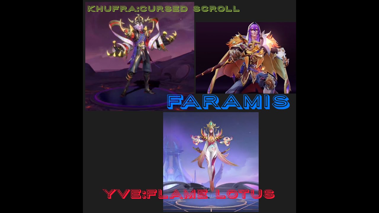 New Starlight :skin YVE  with (Khufra) (Faramis) mlbb