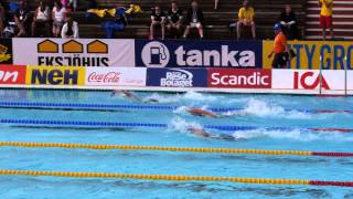 4*100m fr damer final SM 2015 Sundsvall