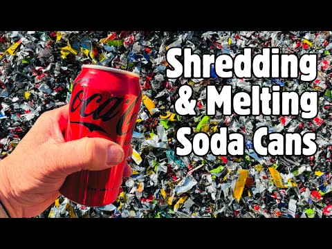 Melting Aluminum Cans - Crushing & Shredding - FAN MAIL OPENING - BigStackD