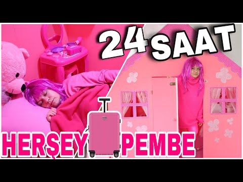 24 SAAT BOYUNCA TEK RENK !! HERŞEY PEMBE !