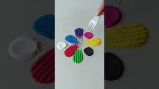 simple Rangoli, satisfying rangoli, Easy rangsatisfying #asmroli, Tricks and tips,ASMR#rangoli