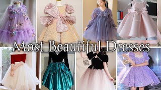 Most Beautiful, Soft &  Comfortable Partywear Baby Frock Designs 2024-25 / Latest Baby Girl Dresses screenshot 3