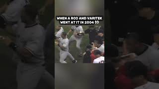 A Rod and Varitek going at it in 2004 😲 #yankees #redsox #rivalry #newyorkyankees #bostonredsox
