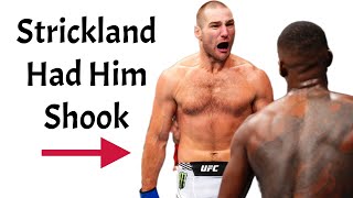 Sean Strickland Broke Israel Adesanya Before The Fight Even Started