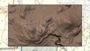 Radial drainage pattern