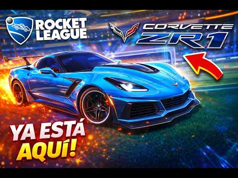 ¡LLEGA el CORVETTE ZR1 a Rocket League! 😱 Nuevo coche brutal