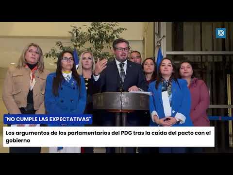 Parlamentarios del PDG entregan descargos tras colapso de acuerdo con el gobierno