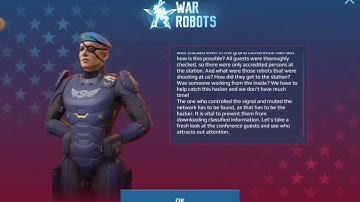 War Robots - Showing all SpaceTech Heist Event Operation E Lore Dialogue Boxes (viewer request)