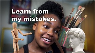10 Things I would do DIFFERENTLY if I started Art School in 2024.