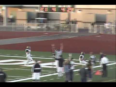 Quarterback catches his own Touchdown Pass.