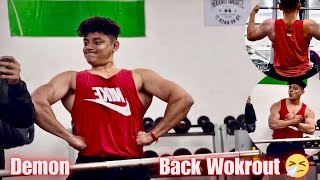 Day 44 | Trying FST-7 Demon Back Workout 🏋️‍♀️ 😪| by Chris Bumstead coach Hang Rambod🫡
