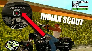 Indian Scout In GTA San Andreas | Indian bullet bike in gta san andreas #originalgames