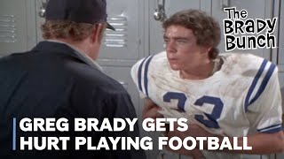 Greg Brady Gets Hurt Playing Football