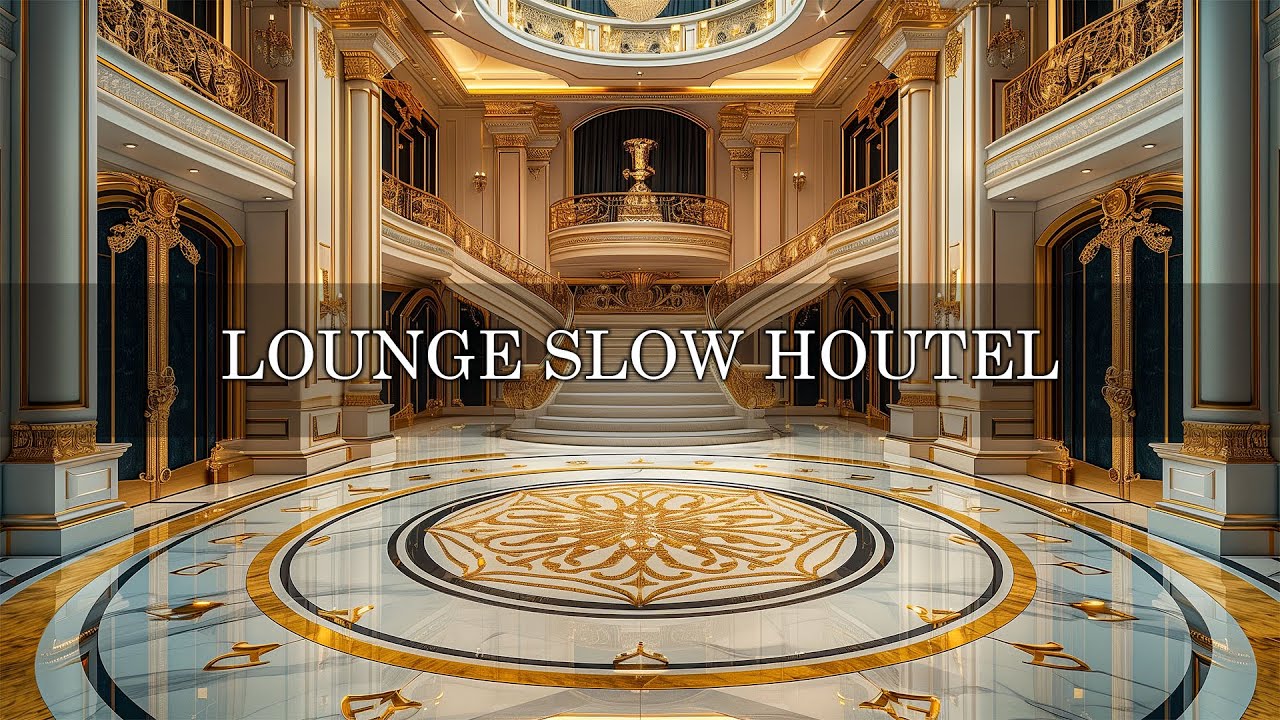 Large Hotel Lobby - Elegant Lounge Jazz Relaxing Saxophone Music Luxury ...