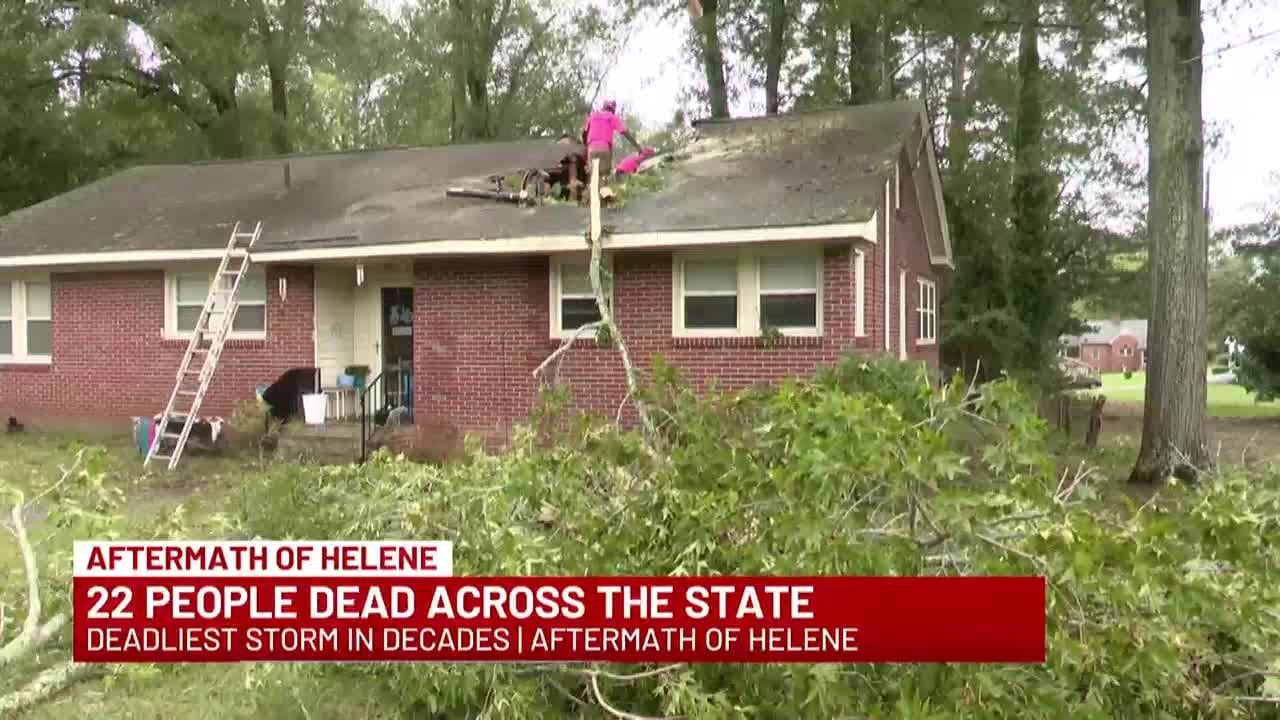 SC death toll from Helene rises to 22, hundreds of thousands still ...