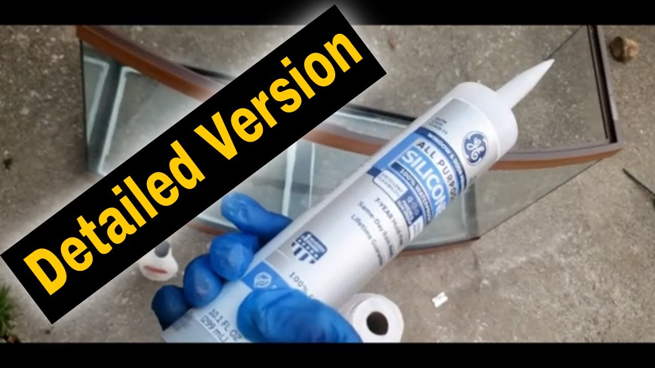 Detailed Video On How To Reseal A Aquarium And Paint A Aquarium