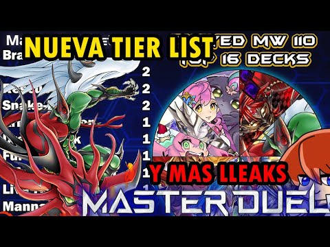 Nueva Tier List Master Duel El Mejor Deck del Formato y Mas leaks :D Yu