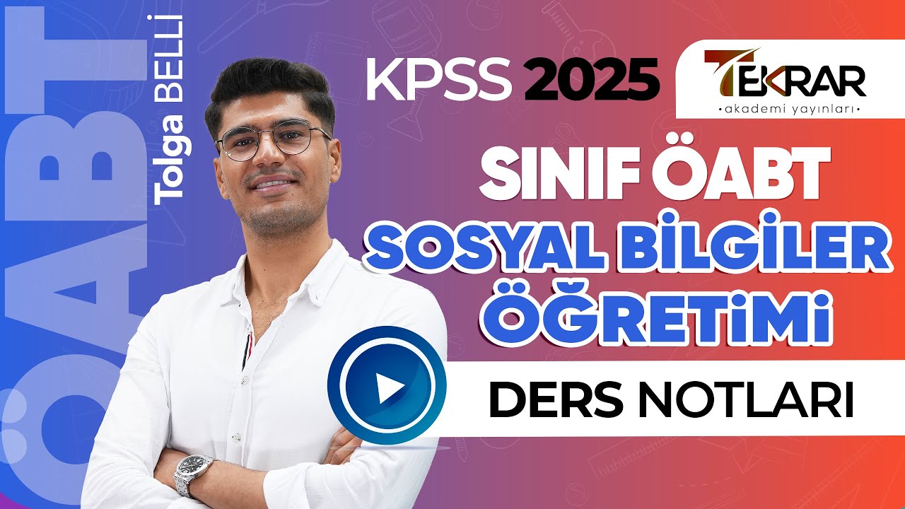 2025 KPSS Sınıf ÖABT Sosyal Bilgiler Öğretimi - Yerel Tarih Öğretimi - Tolga Belli