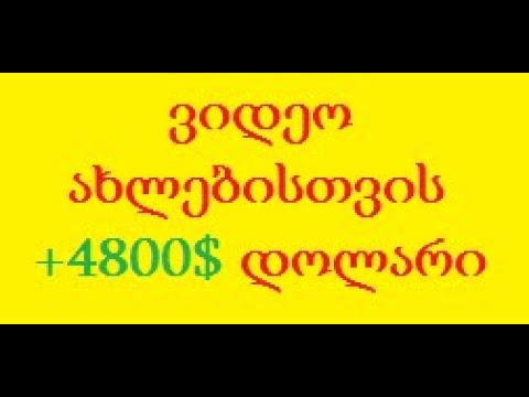 ვიდეო ახლებისთვის! 3 ფსონი, დემო ანგარიში (ქართველი ტრეიდერი)