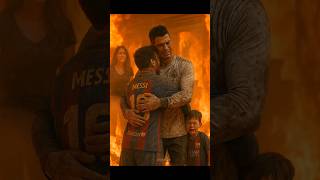 Ronaldo Comes On Lion To Save Messi Family
