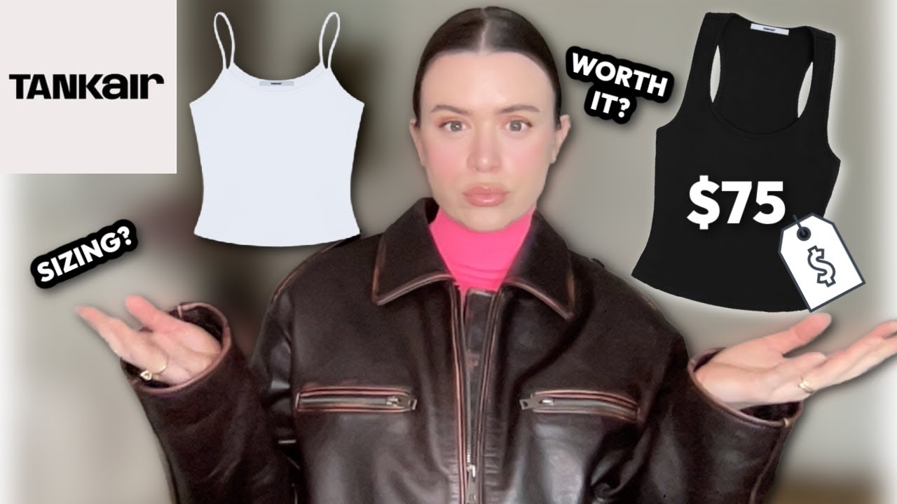 TANK AIR 🫧 STUDIO TANK + SYSTEM TANK TOP // TRY ON REVIEW