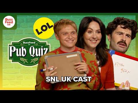 SNL UK Cast Take The BuzzFeed Pub Quiz