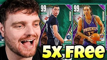 5 NEW FREE DARK MATTERS IN RUSH PACKS IN NBA 2K23 MyTEAM!!