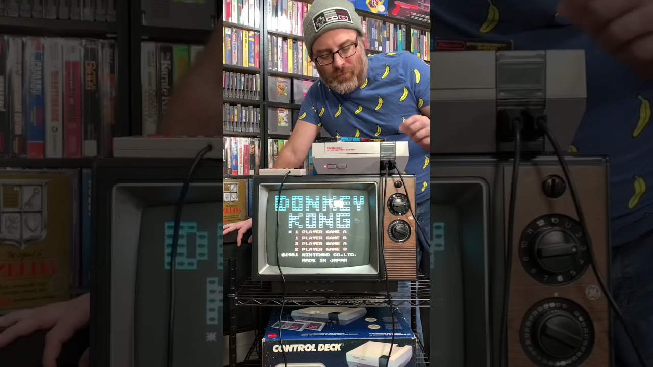 Intro de Donkey Kong - 1986 #retro #nintendo #nes