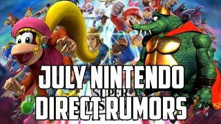 RUMOR - Nintendo Direct for July... With King K Rool and Dixie Kong for Smash Bros Ultimate!?
